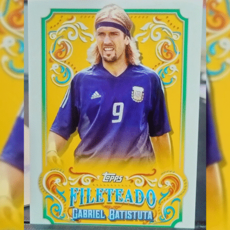 GABRIEL BATISTUTA TOPPS FILETEADO
