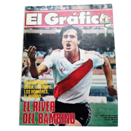 Diseño sin título (36) REVISTA EL GRÁFICO Nº 3397 – “EL RIVER DEL BAMBINO” – AÑO 1984
