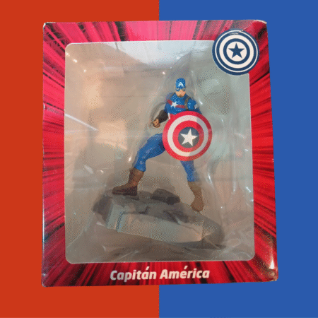 FIGURA COLECCIONABLE CAPITÁN AMÉRICA – MARVEL HÉROES Y VILLANOS